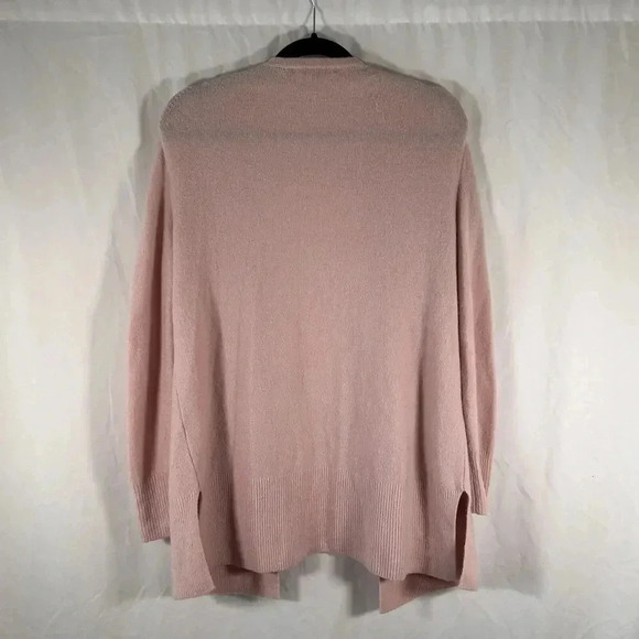 Madewell Cardigan Women's XS Pink Open Front Wool Blend Long Sleeve Sweater - Picture 7 of 9